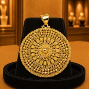 Tariq & Brothers Traditional Gold Medallion Pendant